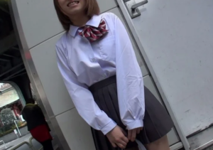 【放課後バイトJK】”こんなこと誰にも話せないですけどね…♡”S級素人美少女をお金で釣り制服を着させたままガチハメ！